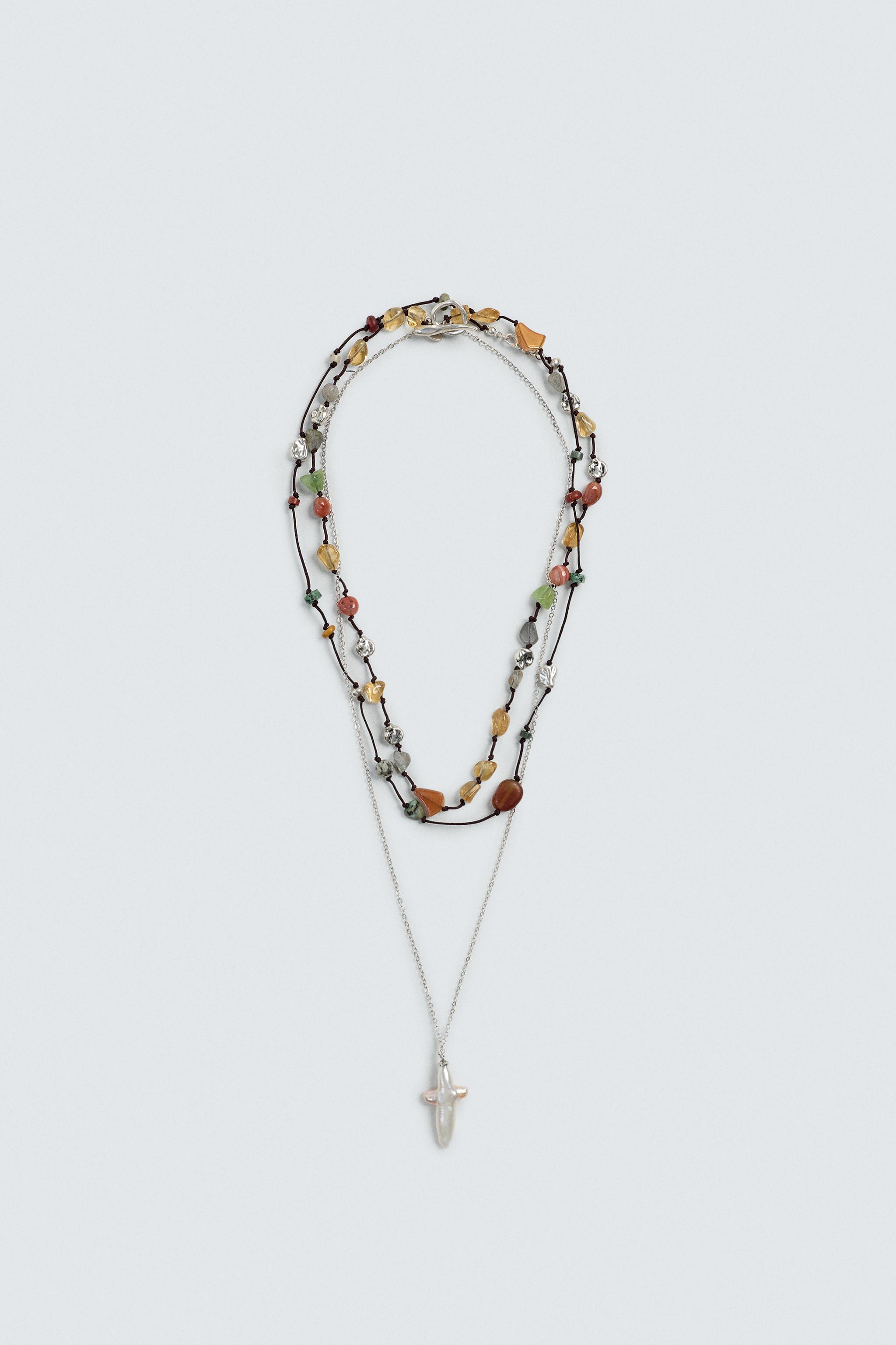 LOT DE 3 COLLIERS BIMATIÈRE